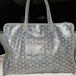 GOYARD Hardy Pet Carrier Coated Canvas PM Gray